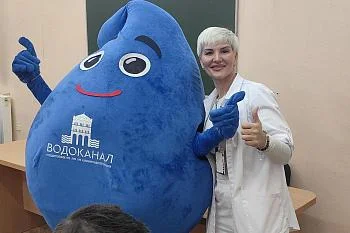 Сотрудники «Водоканала» ознакомили пациентов ДОБ с проектом  «Чистая вода — основа жизни»