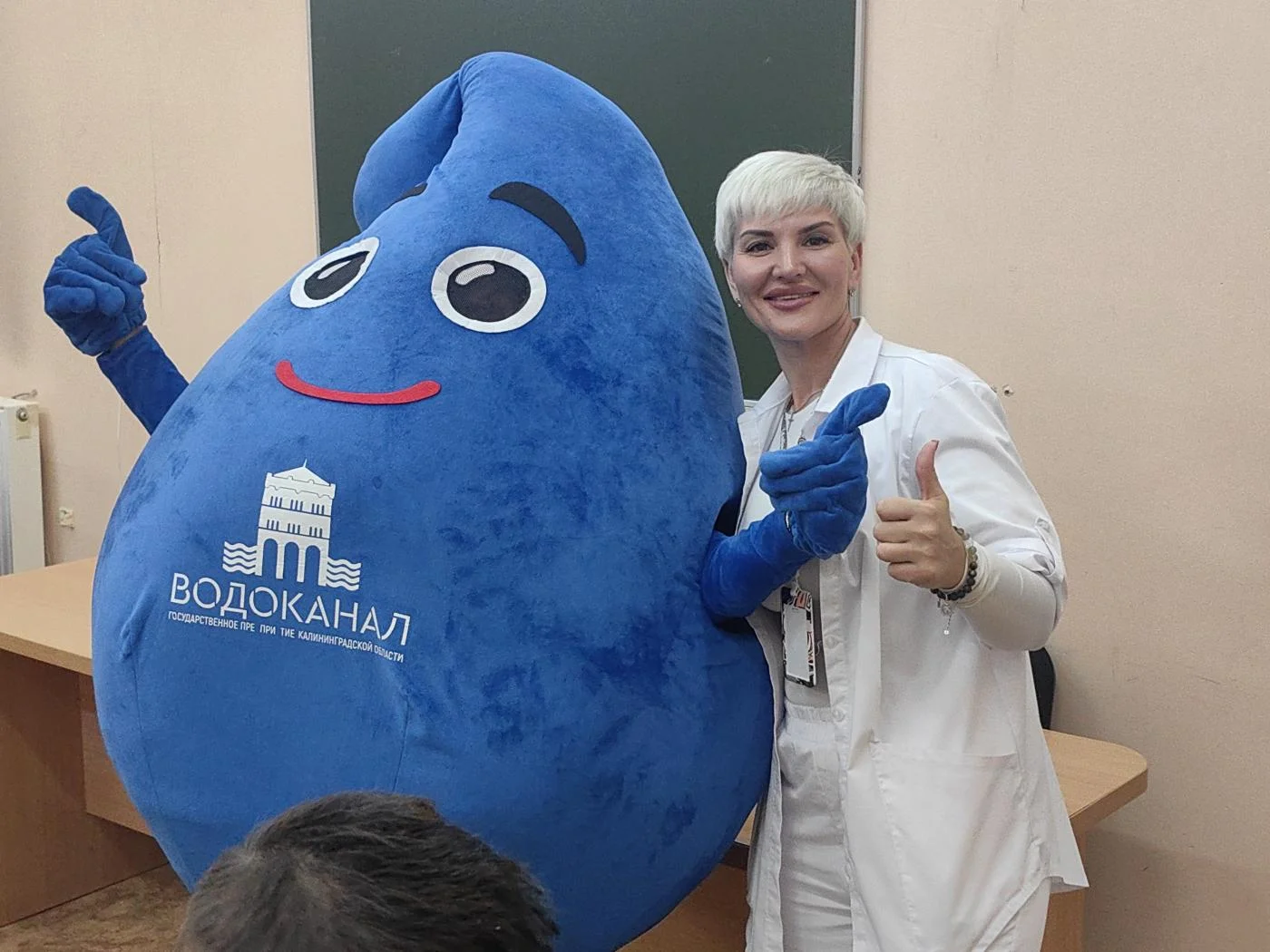 Сотрудники «Водоканала» ознакомили пациентов ДОБ с проектом  «Чистая вода — основа жизни»